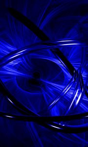 Preview wallpaper blue, circles, abstraction