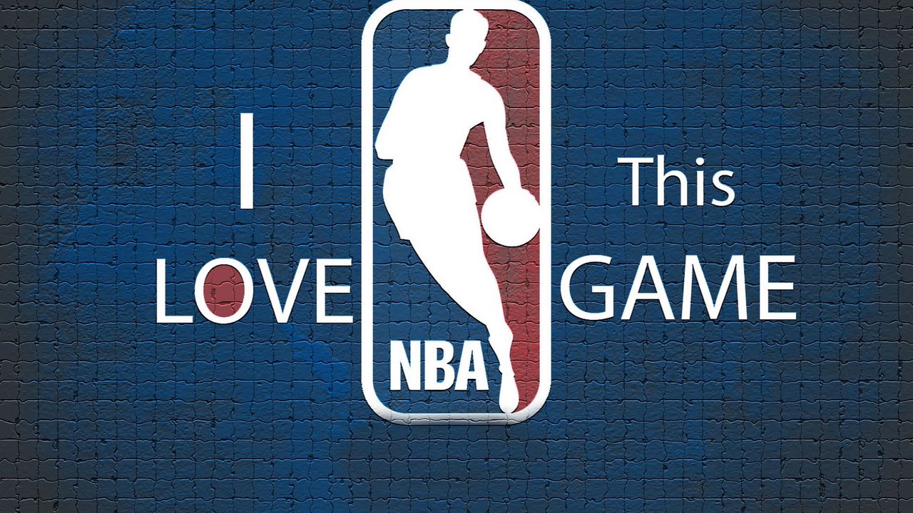 Wallpaper blue, nba, background, basketball, logo