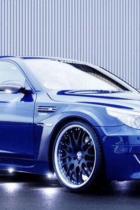 Preview wallpaper blue, wheels, bmw