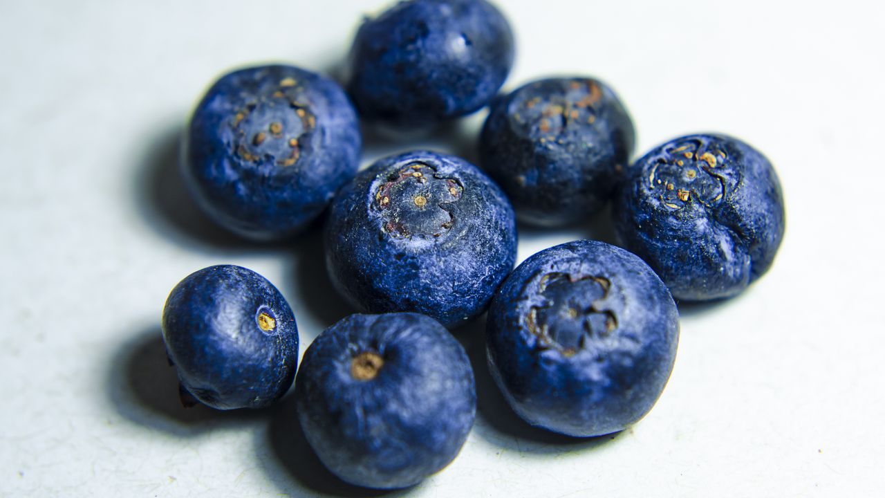Wallpaper blueberries, berries, close-up