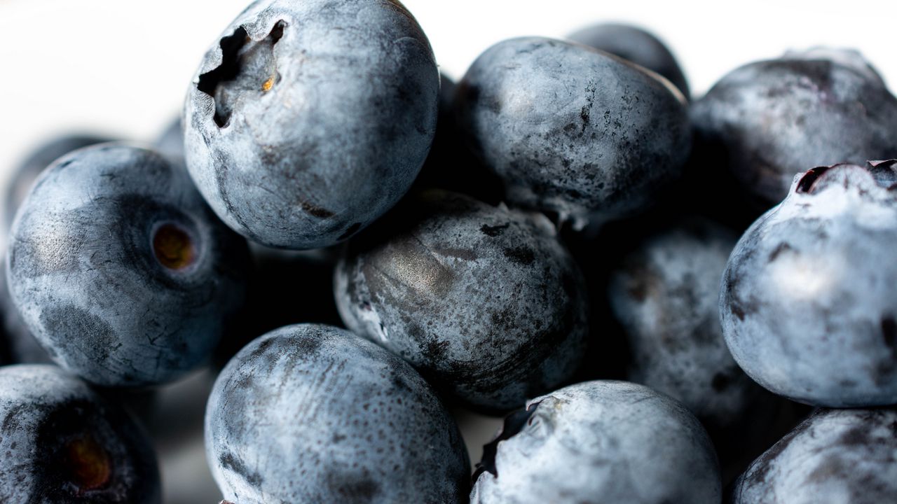 Wallpaper blueberries, berries, food, blue