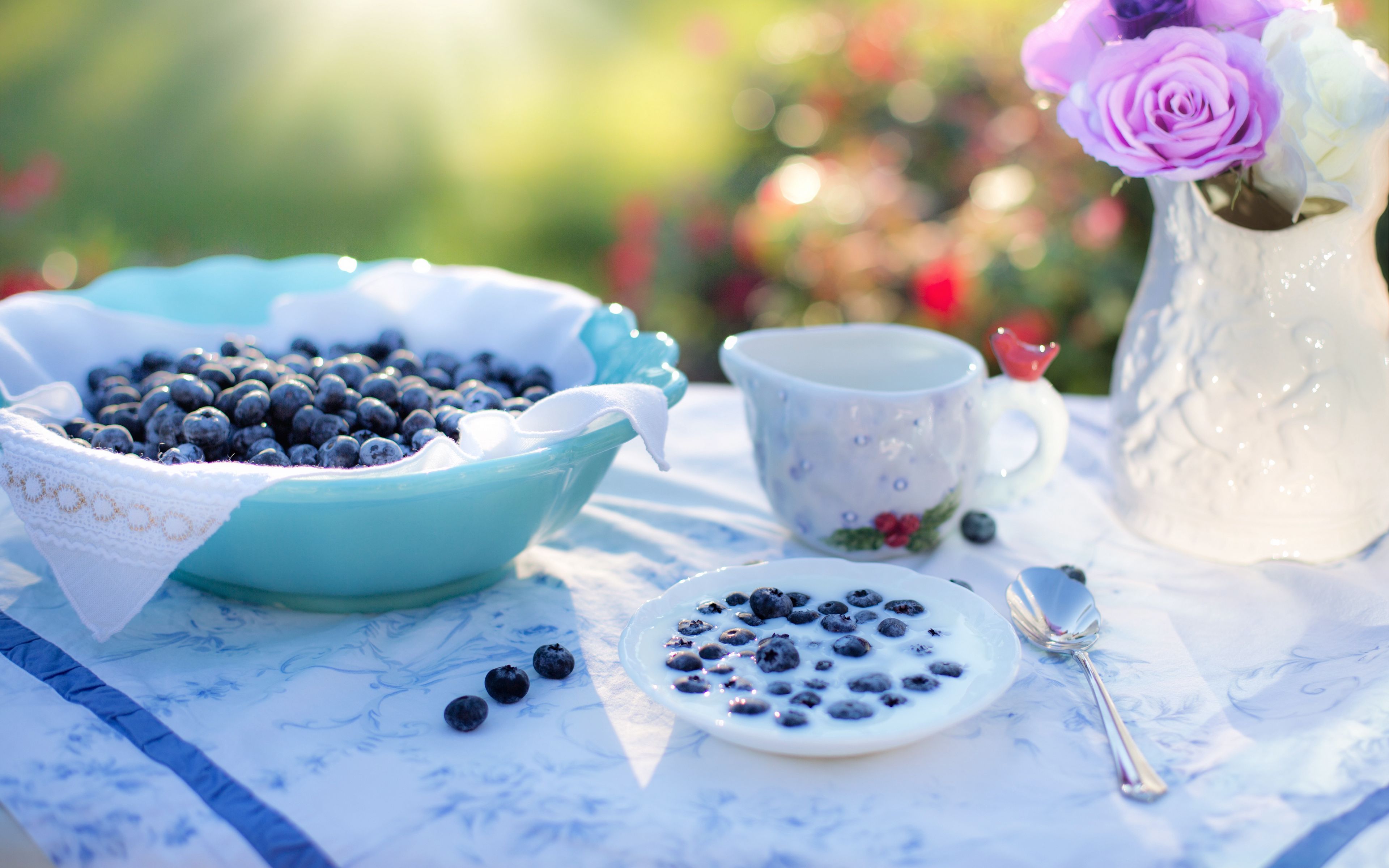 Food blueberries currant tea Jam BERRY baking bagel croissant jam  raspberries crockery breakfast wallpaper | 2000x1333 | 487711 | WallpaperUP
