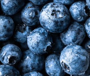 Preview wallpaper blueberries, berry, fruit, macro
