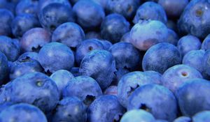 Preview wallpaper blueberry, berry, ripe, close-up