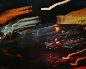 Preview wallpaper blur, light, long exposure, motion, distortion