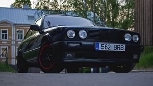 Preview wallpaper bmw 316i, bmw, car, black, wheel