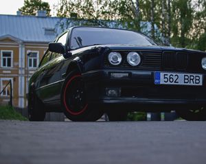 Preview wallpaper bmw 316i, bmw, car, black, wheel