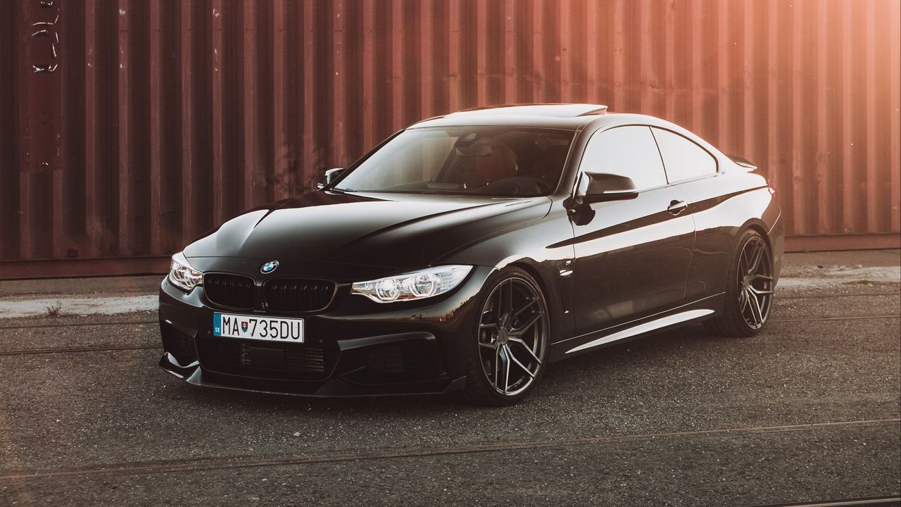 Wallpaper bmw 320i, bmw, car, black