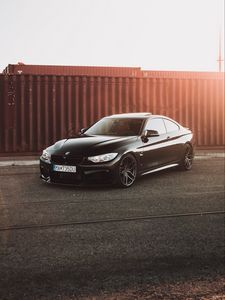 Preview wallpaper bmw 320i, bmw, car, black