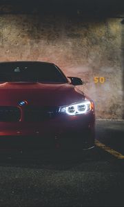 Preview wallpaper bmw 320i, bmw, car, front view, red