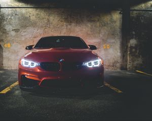 Preview wallpaper bmw 320i, bmw, car, front view, red