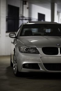 Preview wallpaper bmw 335i, bmw, car, silver, front view