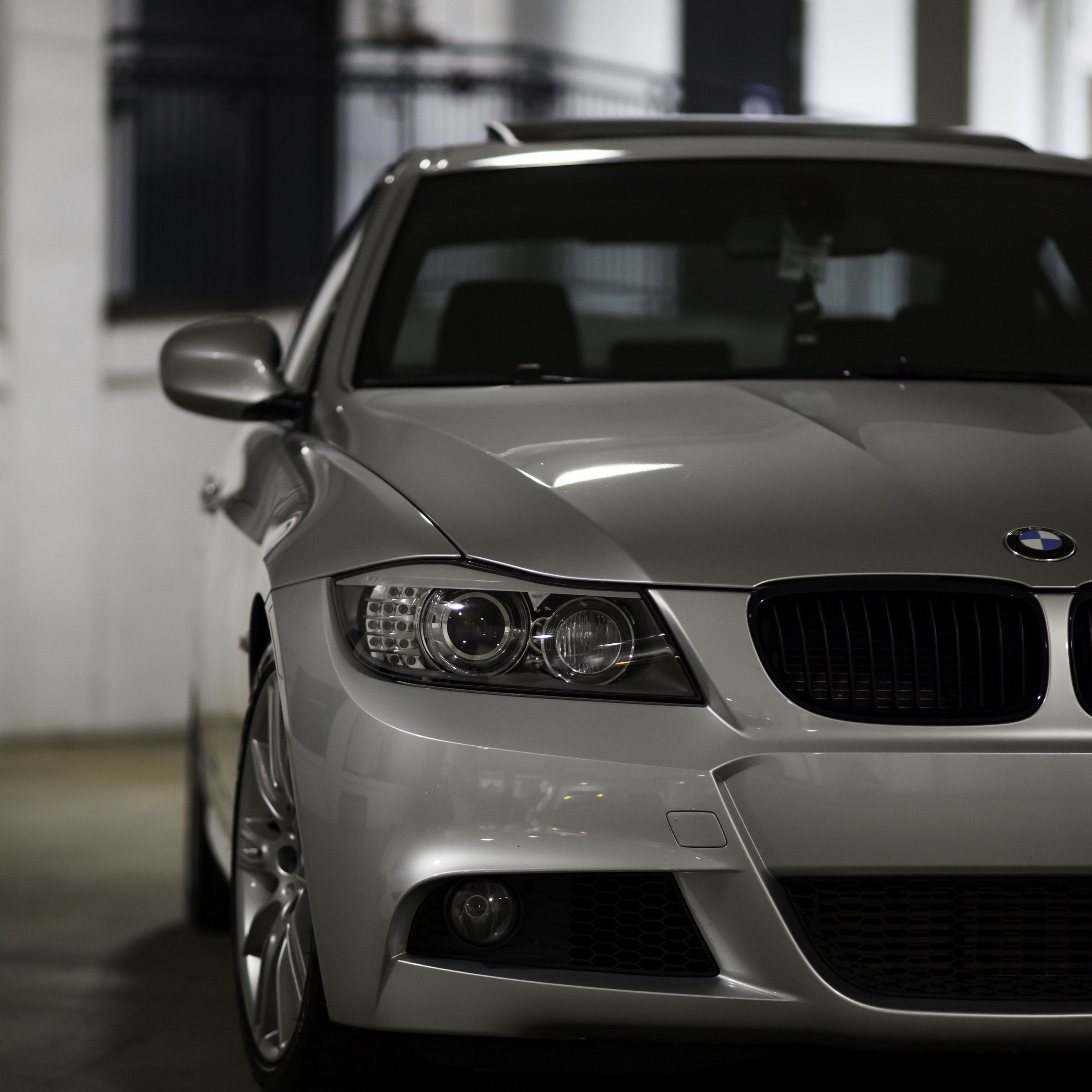 3415x3415 Wallpaper bmw 335i, bmw, car, silver, front view