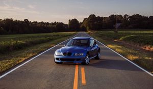 Preview wallpaper bmw 3, bmw, car, road, marking