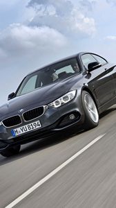 Preview wallpaper bmw, 420d, motion, side view