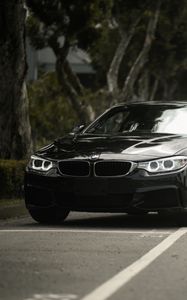 Preview wallpaper bmw 4, bmw f32, bmw, black, headlights