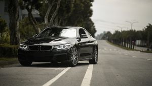 Preview wallpaper bmw 4, bmw f32, bmw, black, headlights