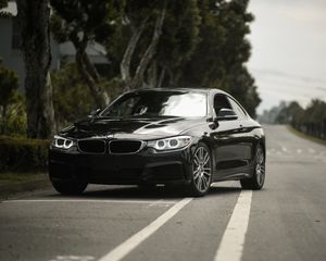 Preview wallpaper bmw 4, bmw f32, bmw, black, headlights