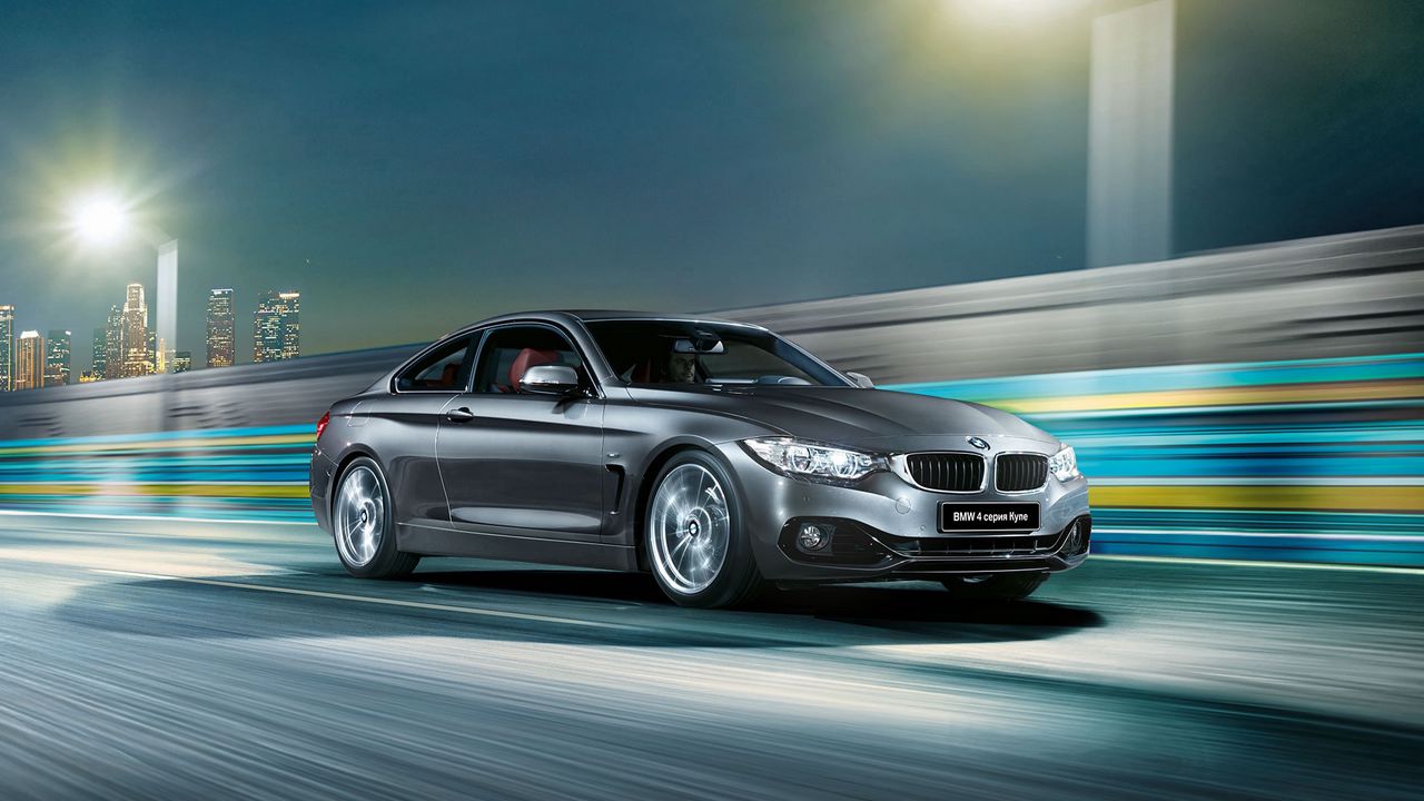 Wallpaper bmw, 4 series, f32, side view, speed