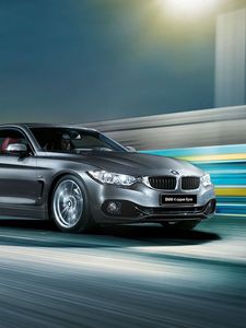 Preview wallpaper bmw, 4 series, f32, side view, speed