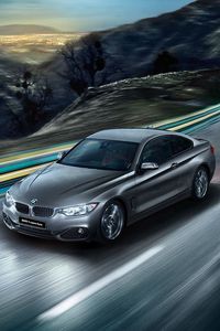 Preview wallpaper bmw, 4 series, f32, movement, road