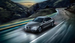 Preview wallpaper bmw, 4 series, f32, movement, road