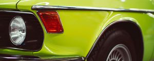 Preview wallpaper bmw 528i, bmw, car, yellow, side view