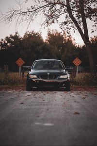 Preview wallpaper bmw 535i, bmw, front view, black