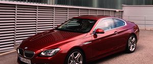 Preview wallpaper bmw, 6 series, coupe, side view