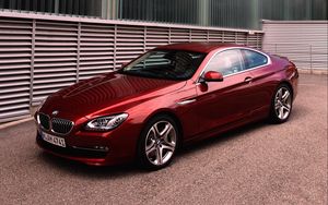 Preview wallpaper bmw, 6 series, coupe, side view