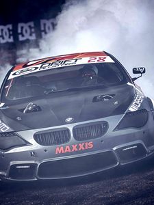 Preview wallpaper bmw, 6 series, e63, sports car, drift