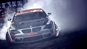 Preview wallpaper bmw, 6 series, e63, sports car, drift