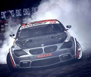 Preview wallpaper bmw, 6 series, e63, sports car, drift