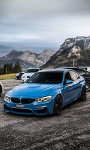 Preview wallpaper bmw 8 series, bmw 8, bmw, blue, side view