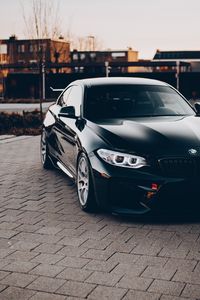 Preview wallpaper bmw, car, black