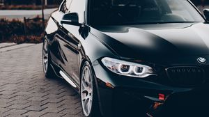 Preview wallpaper bmw, car, black