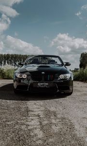 Preview wallpaper bmw, car, black, parking