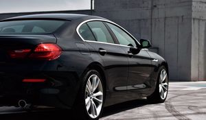 Preview wallpaper bmw, car, headlight, wheel, side view
