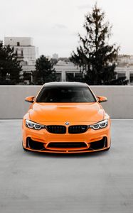 Preview wallpaper bmw, car, orange