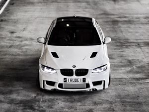 Preview wallpaper bmw, car, white, sports, top view