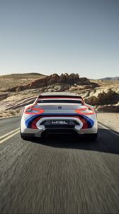 Preview wallpaper bmw, csl, hommage r, rear view, speed