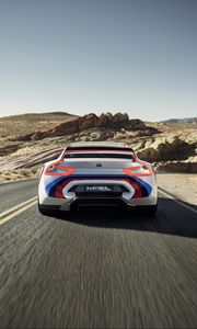 Preview wallpaper bmw, csl, hommage r, rear view, speed