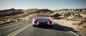 Preview wallpaper bmw, csl, hommage r, rear view, speed