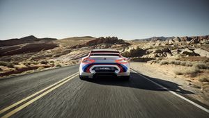 Preview wallpaper bmw, csl, hommage r, rear view, speed