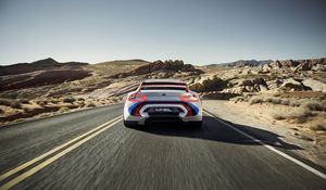 Preview wallpaper bmw, csl, hommage r, rear view, speed