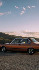 Preview wallpaper bmw, e21, side view, road