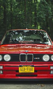 Preview wallpaper bmw, e30, m3, red, tuning