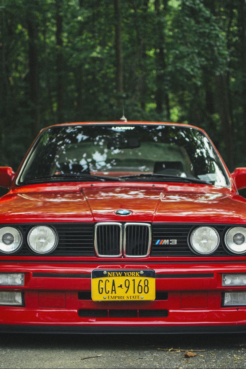 Download wallpaper 800x1200 bmw, e30, m3, red, tuning iphone 4s/4 for ...