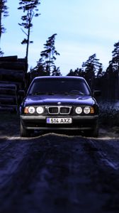 Preview wallpaper bmw e34, bmw, car, dark