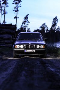 Preview wallpaper bmw e34, bmw, car, dark